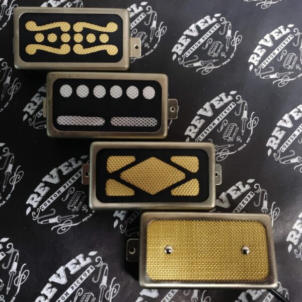 Revel Humbucker Sized Gold Foil Pickups